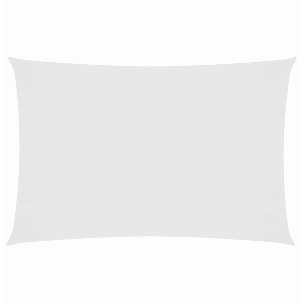 Voile de parasol tissu oxford rectangulaire 2x4 m blanc