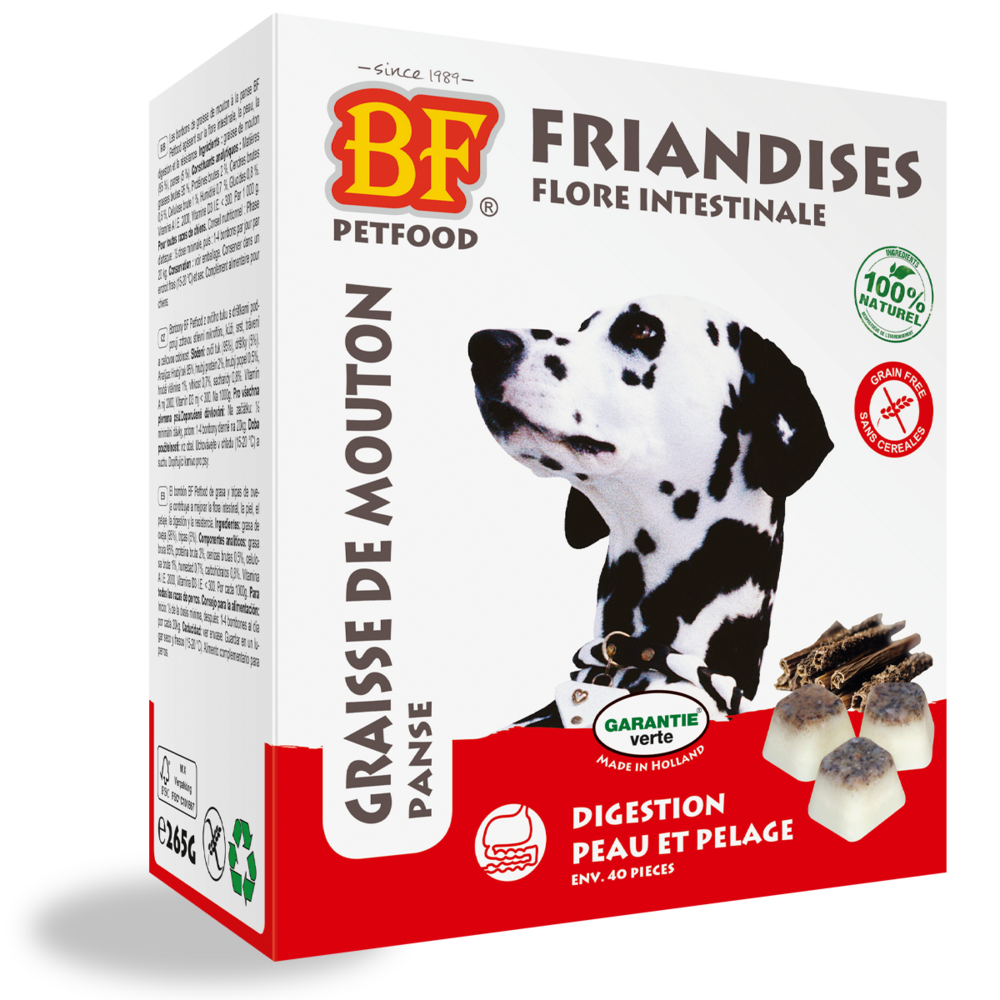 Bonbons graisse de mouton maxi à la panse 265g/40p