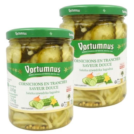 Cornichons aigres-doux en tranches - vortumnus