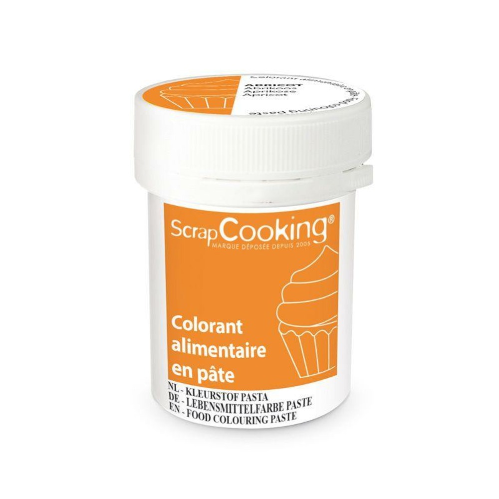 Colorant alimentaire en pâte 20 g - abricot