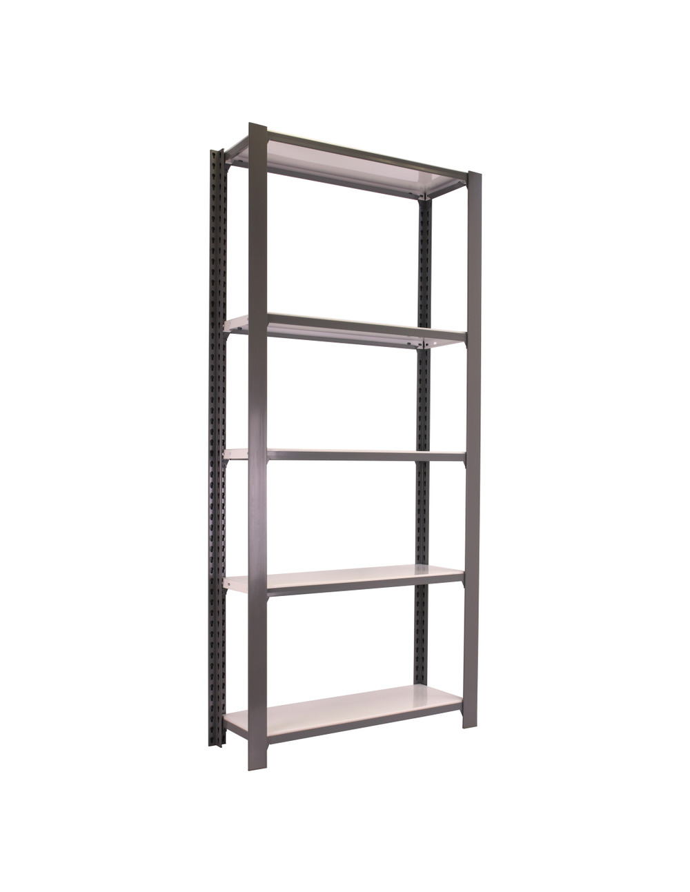 Etagère légère sans vis officlick 5/400 metal i.m. Gris/blanc gris/blanc 2100x900x400 - simonrack
