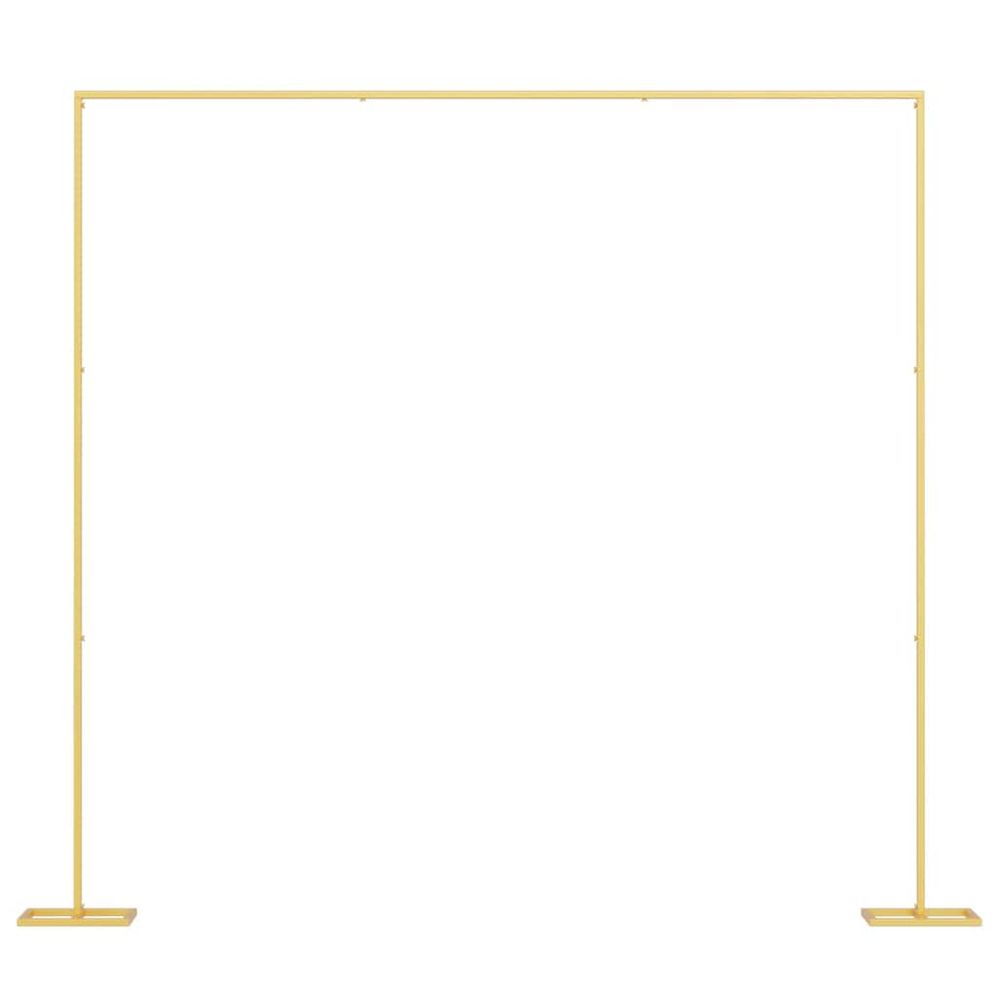 Arche de mariage doré 338 x 35 x 300 cm acier