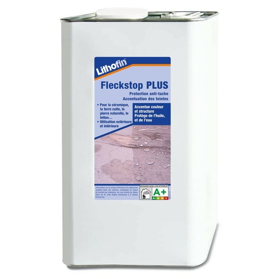 Lithofin fleckstop plus 5 l - hydrofuge anti-taches intensificateur de couleur pierre naturelle