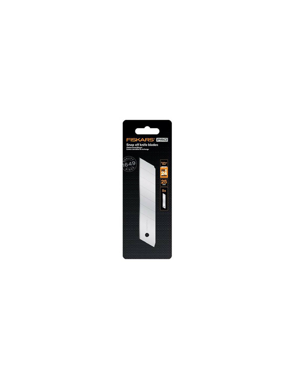Lames cutter cassables de rechange 25mm pack de 5 - fiskars