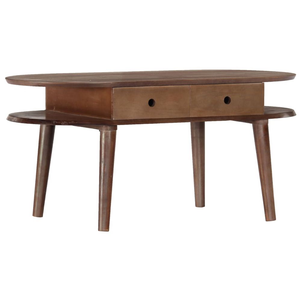 Table basse 100x50x46 cm bois d'acacia solide