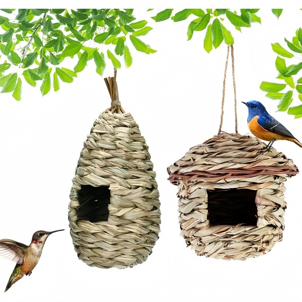 Nid oiseau - tissé mainfait