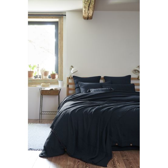 Plaid quadruple gaze de coton gaia