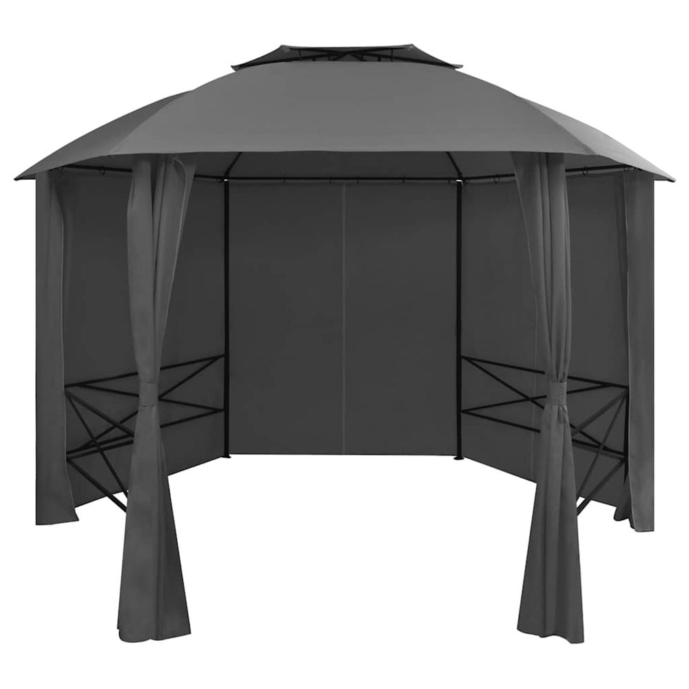 Chapiteau tente de jardin avec rideaux