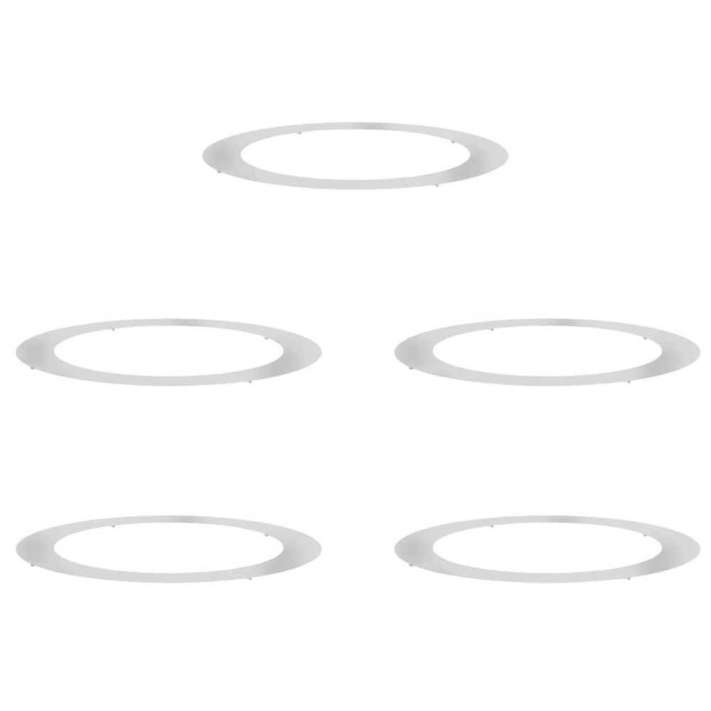 Adapté pour anneaux d'arbre plats 5 pcs argent ø90 / 120 cm