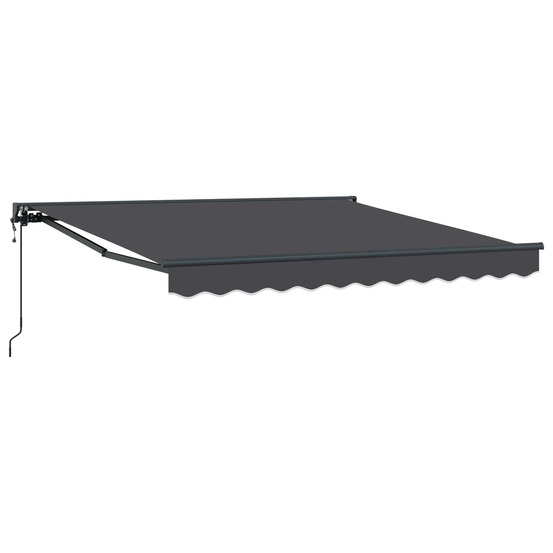 Cadre d'auvent anthracite 300 x 250 cm
