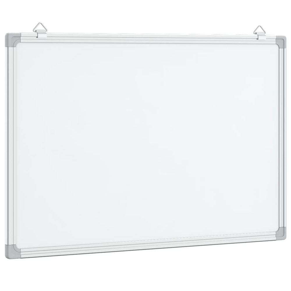 Tableau blanc magnétique 80x60x1,7 cm aluminium