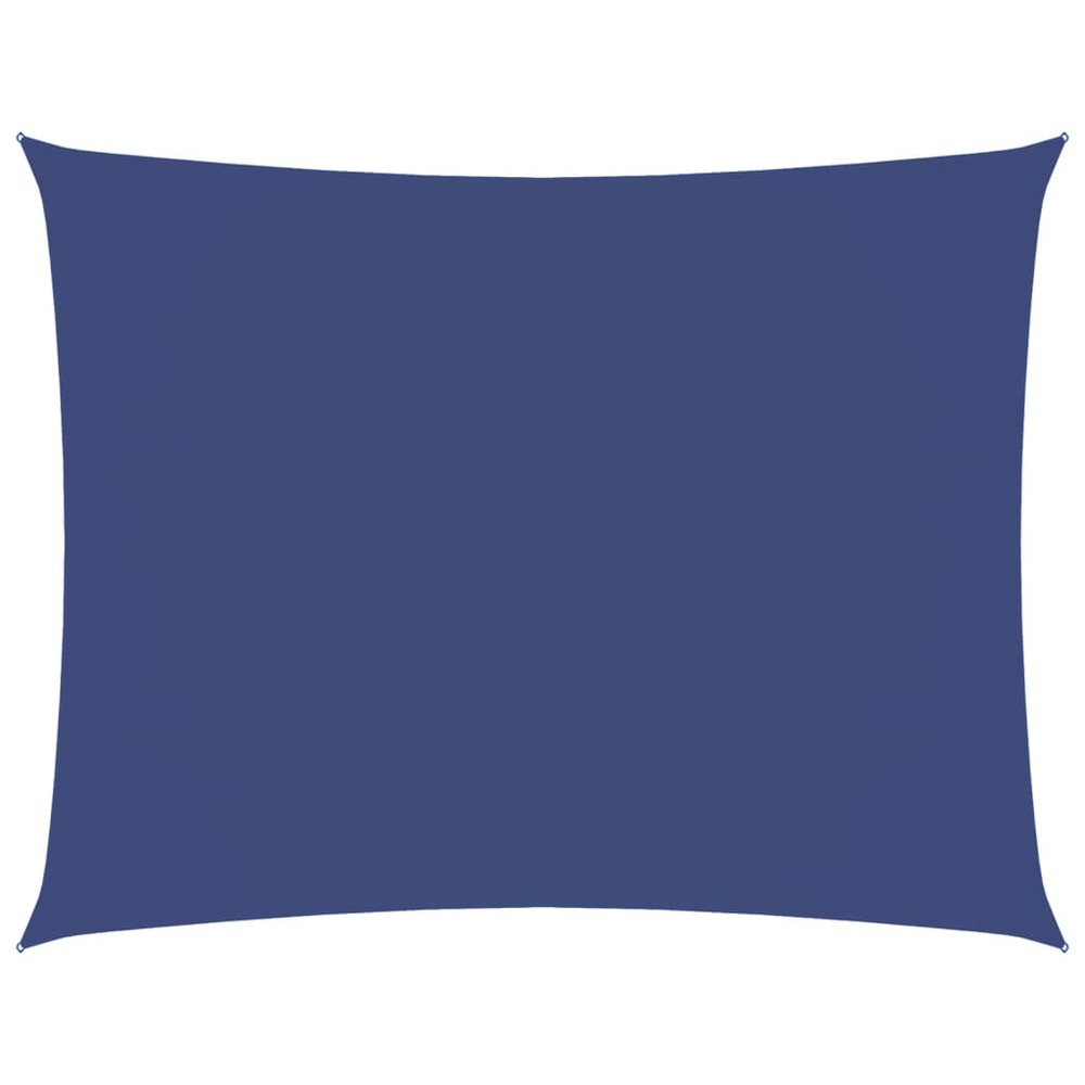 Voile de parasol tissu oxford rectangulaire 3,5x4,5 m bleu