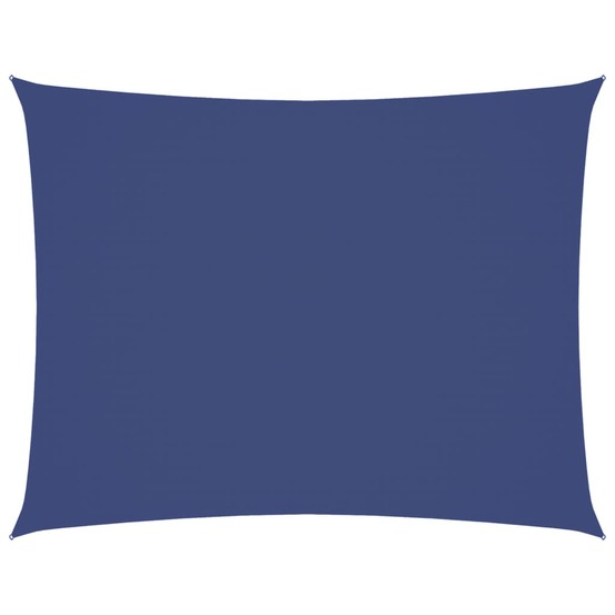 Voile de parasol tissu oxford rectangulaire 3,5x4,5 m bleu