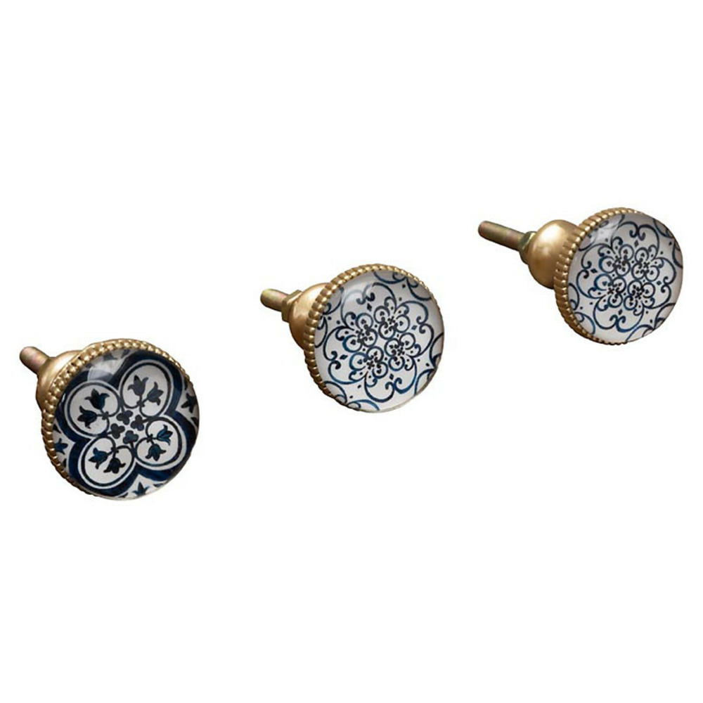 Ensemble de 3 boutons de porte sevilla 7x3cm