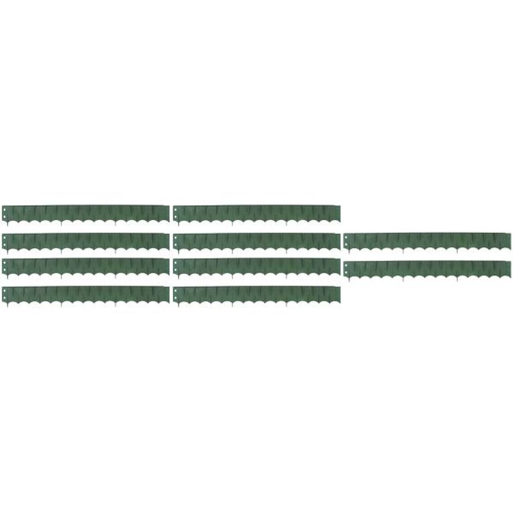 Bordure en polypropylène 116 cm lot de 10