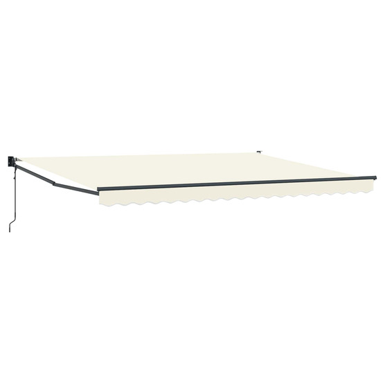 Auvent rétractable électrique crème 4 x 2 m