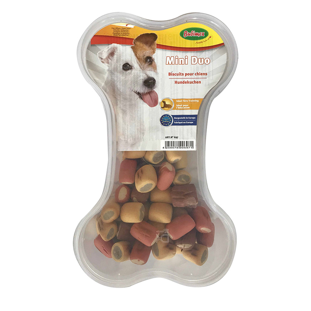Biscuits pour chien mini duo fourrés