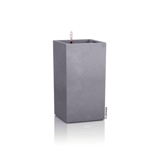 Jardinière canto stone 40 high all-in-one gris pierre