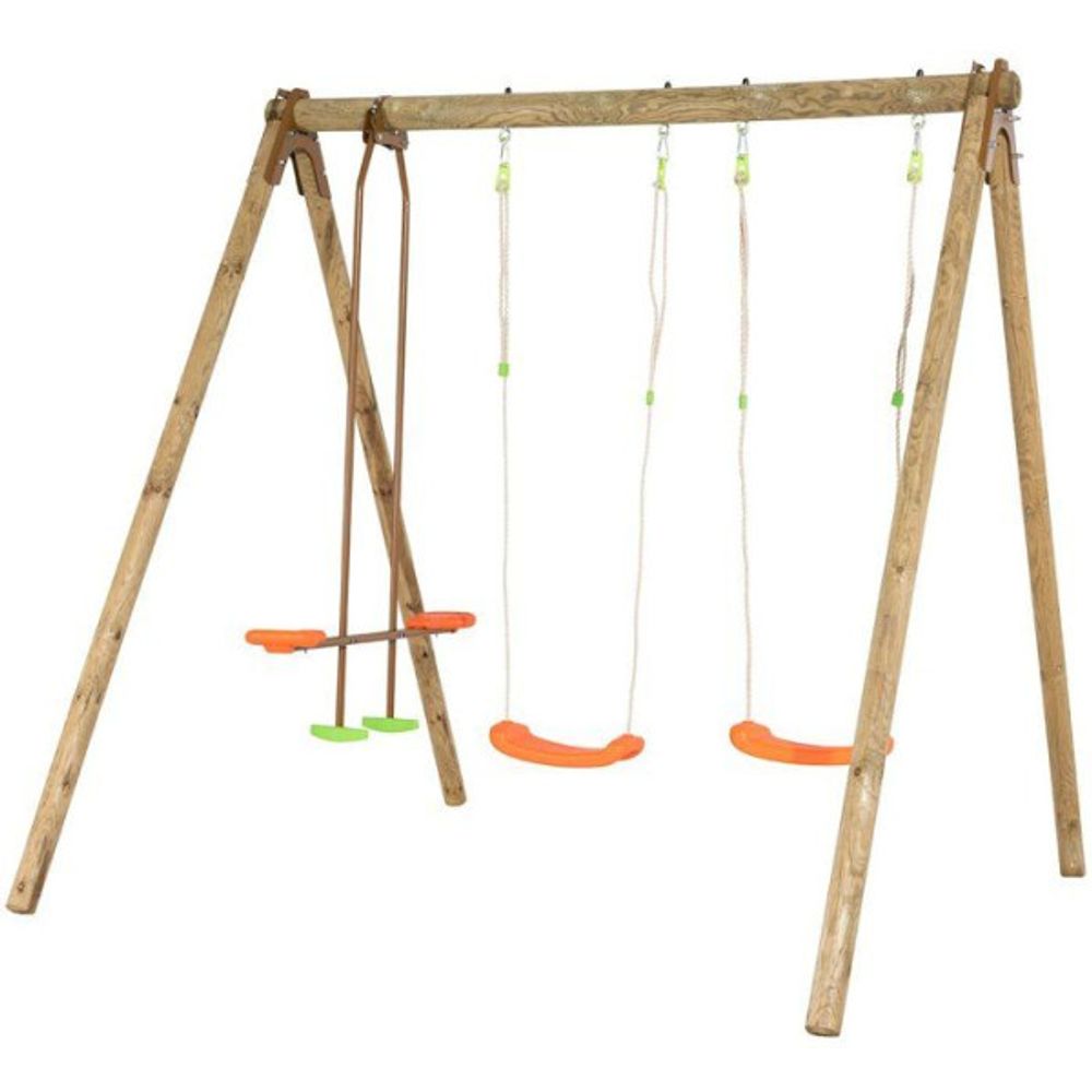 Portique en bois - 3 agres - darifou -