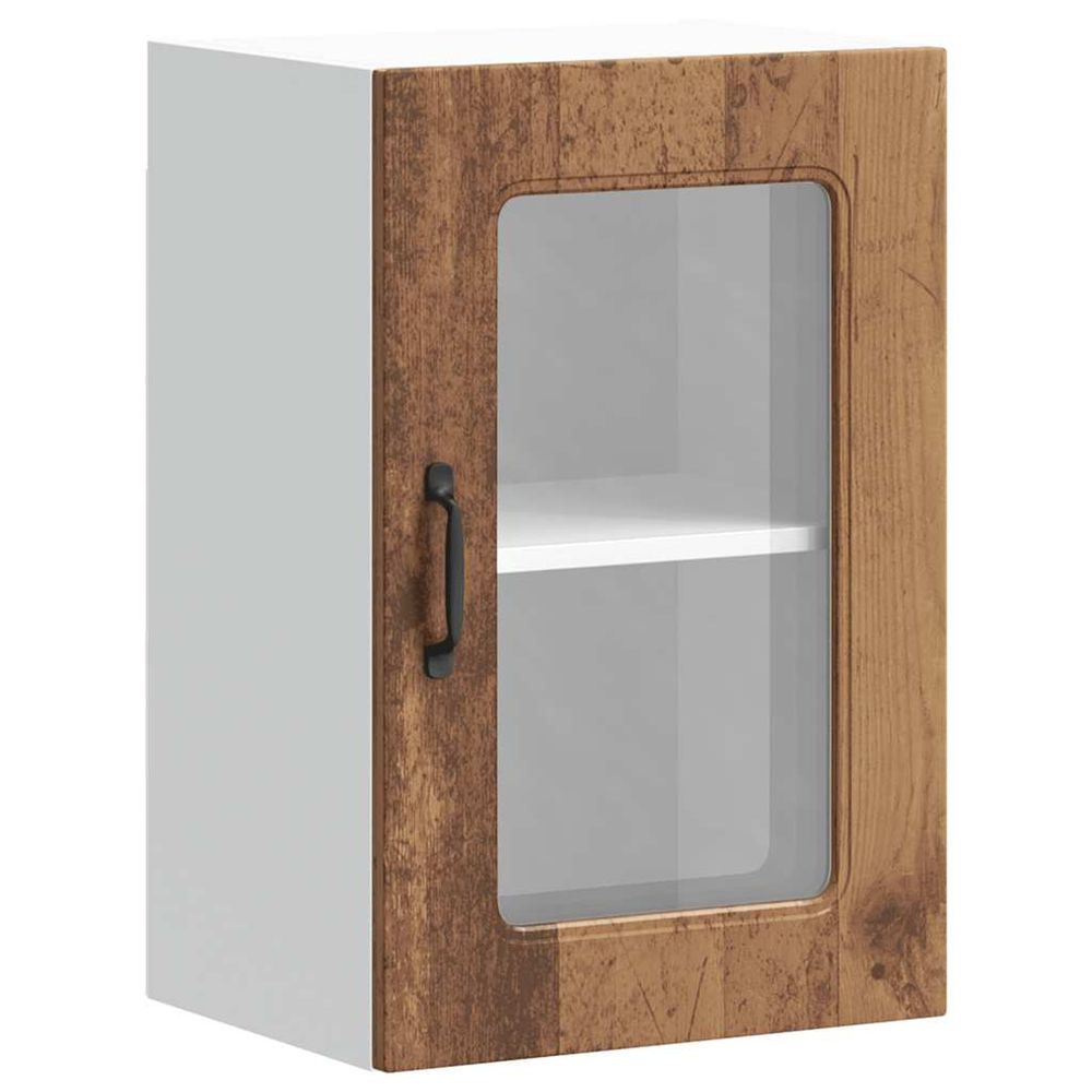Armoire murale de cuisine avec porte vitrée 
