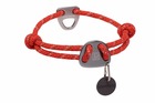 Collier discret de corde réfléchissant knot-a-collar™. Couleur: red sumac (rouge), taille: m (36-51cm)