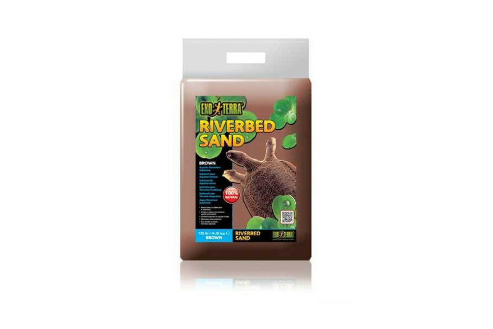Riverbed sand - marron - 4.5 kg - substrat pour reptiles