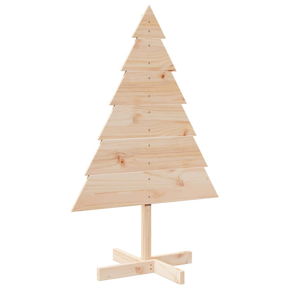 Arbre de noël en bois pour décoration 110 cm bois massif