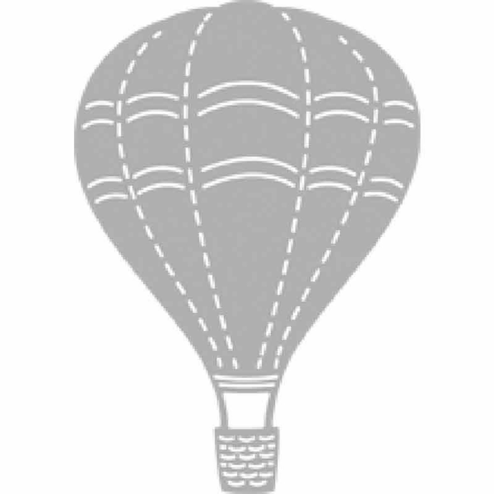 Matrice de découpe 7,8 x 5,5 cm - montgolfière