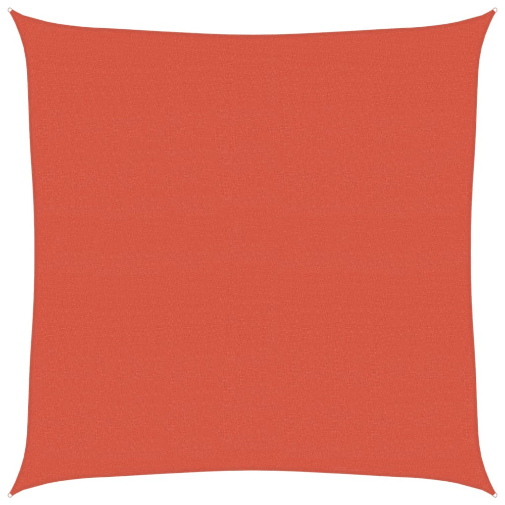 Voile d'ombrage 160 g/m² terre cuite 4x4 m pehd