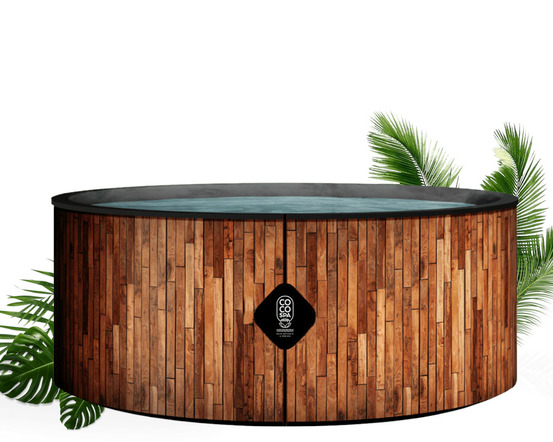 COCO SPA BALI Spa Gonflable | 180 cm de diamètre | 1100 litres | moteur 2240 w | jusqu'à 6 personnes | massage 140 jets