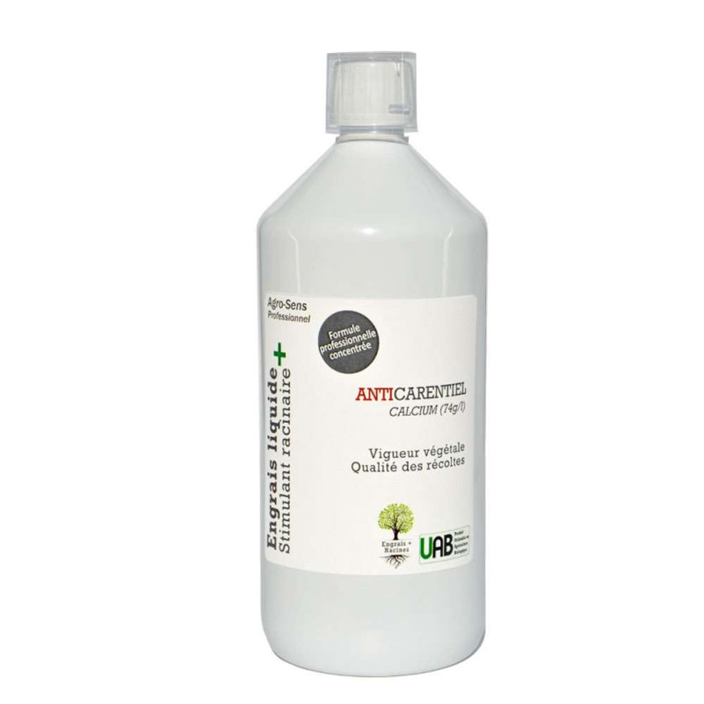 Calcium organique, formule liquide concentrée - agro sens - 1 litre (500 litres de préparation)