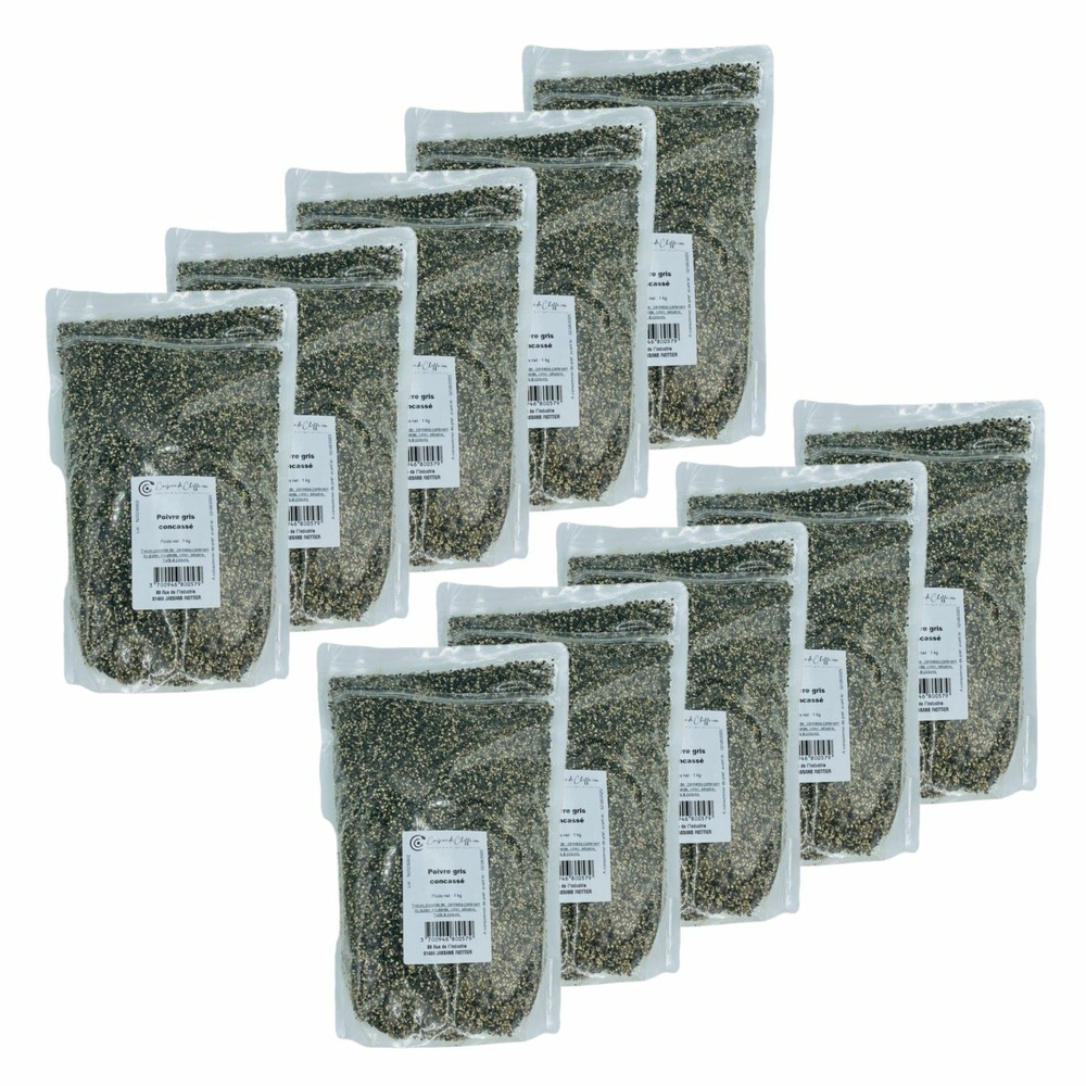 Poivre gris concassé - cuisine de cheffe.com