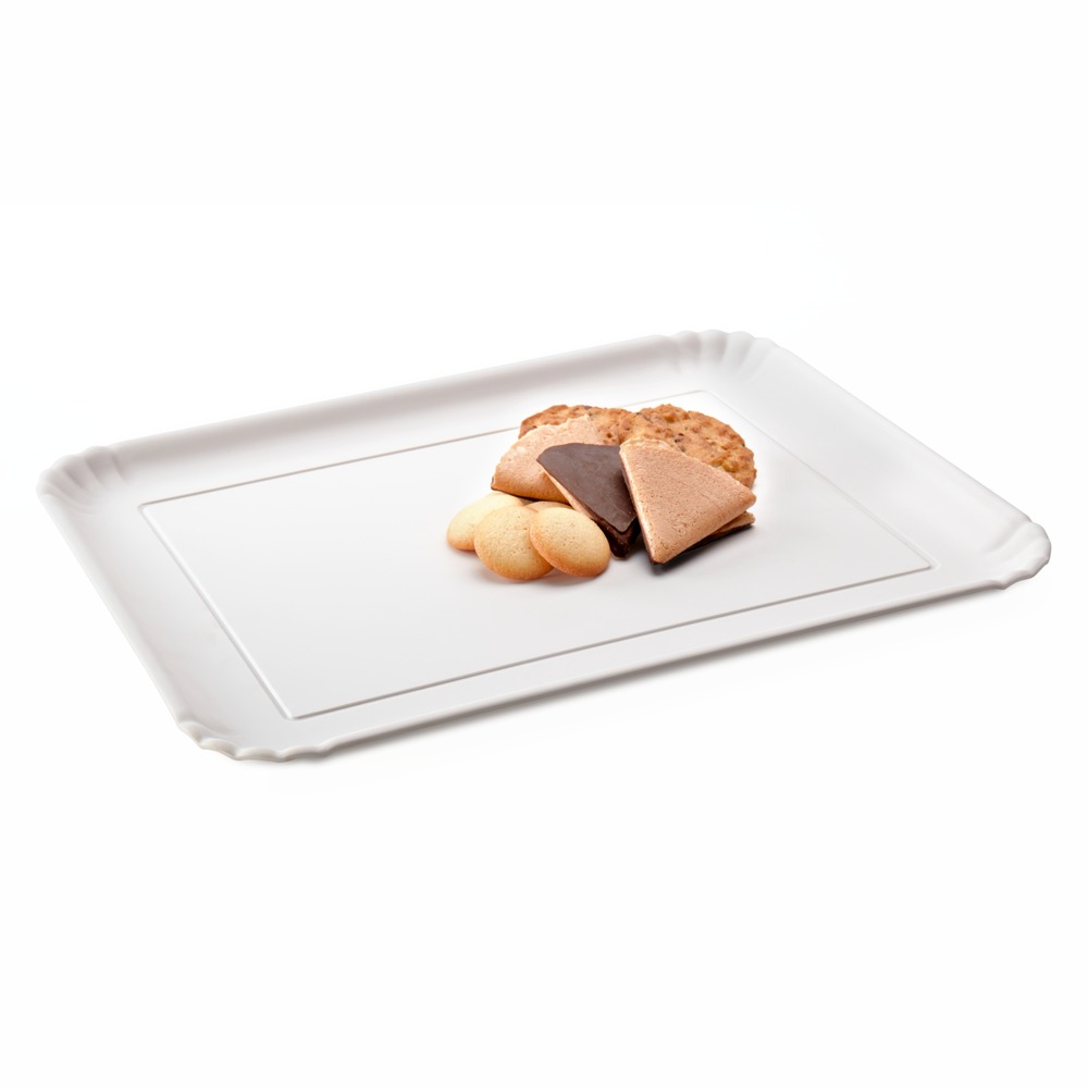 Plat à pâtisserie en mélamine 36,5 x 29,5 cm - pujadas