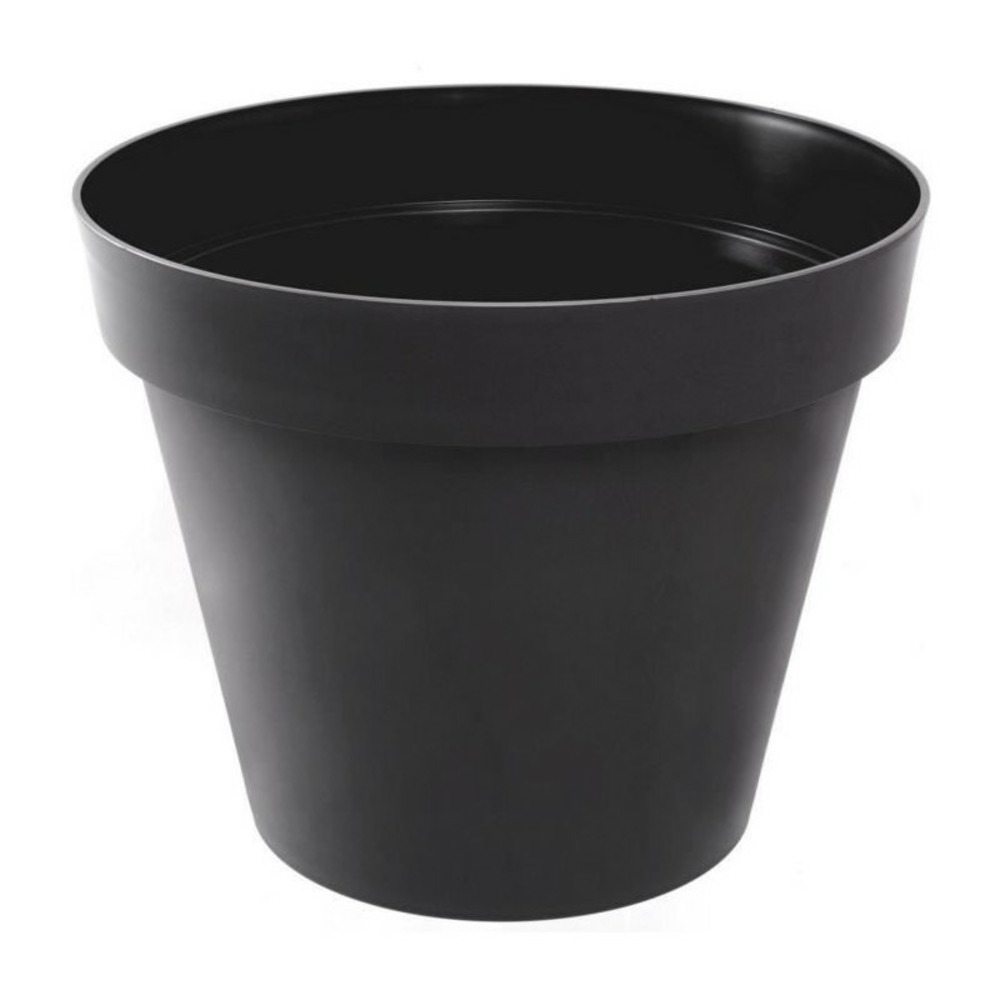 Pot de fleur rond toscane ø 30 x hauteur 26 cm - 10 l - gris anthracite