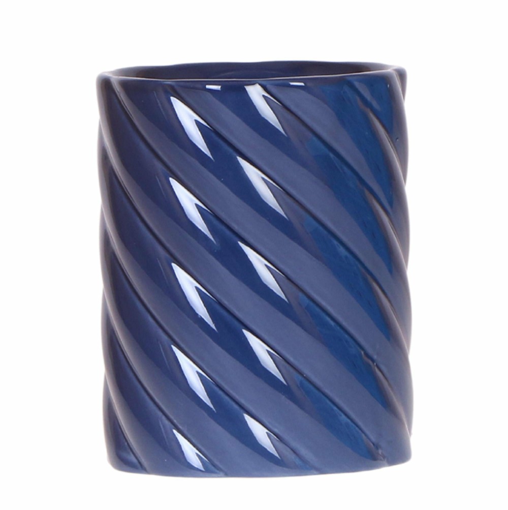 Pot décoratif candy bleu vibrant