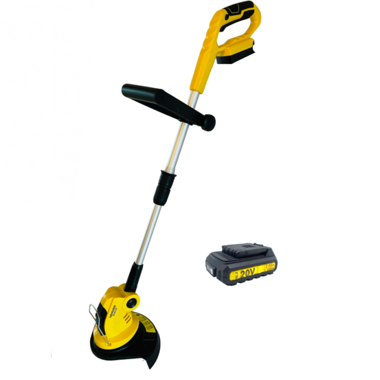Coupe bordure à batterie nemura 20v + batterie 2ah + chargeur rapide