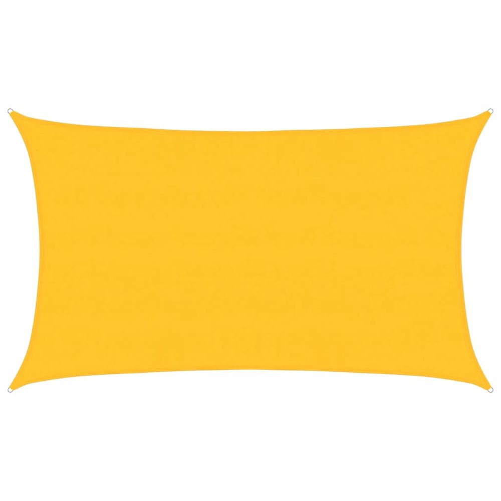 Voile d'ombrage 160 g/m² rectangulaire jaune 5x8 m pehd