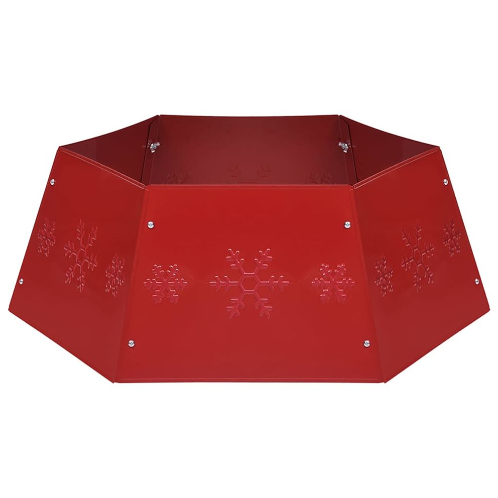 Jupe de sapin de noël rouge ø68x25 cm