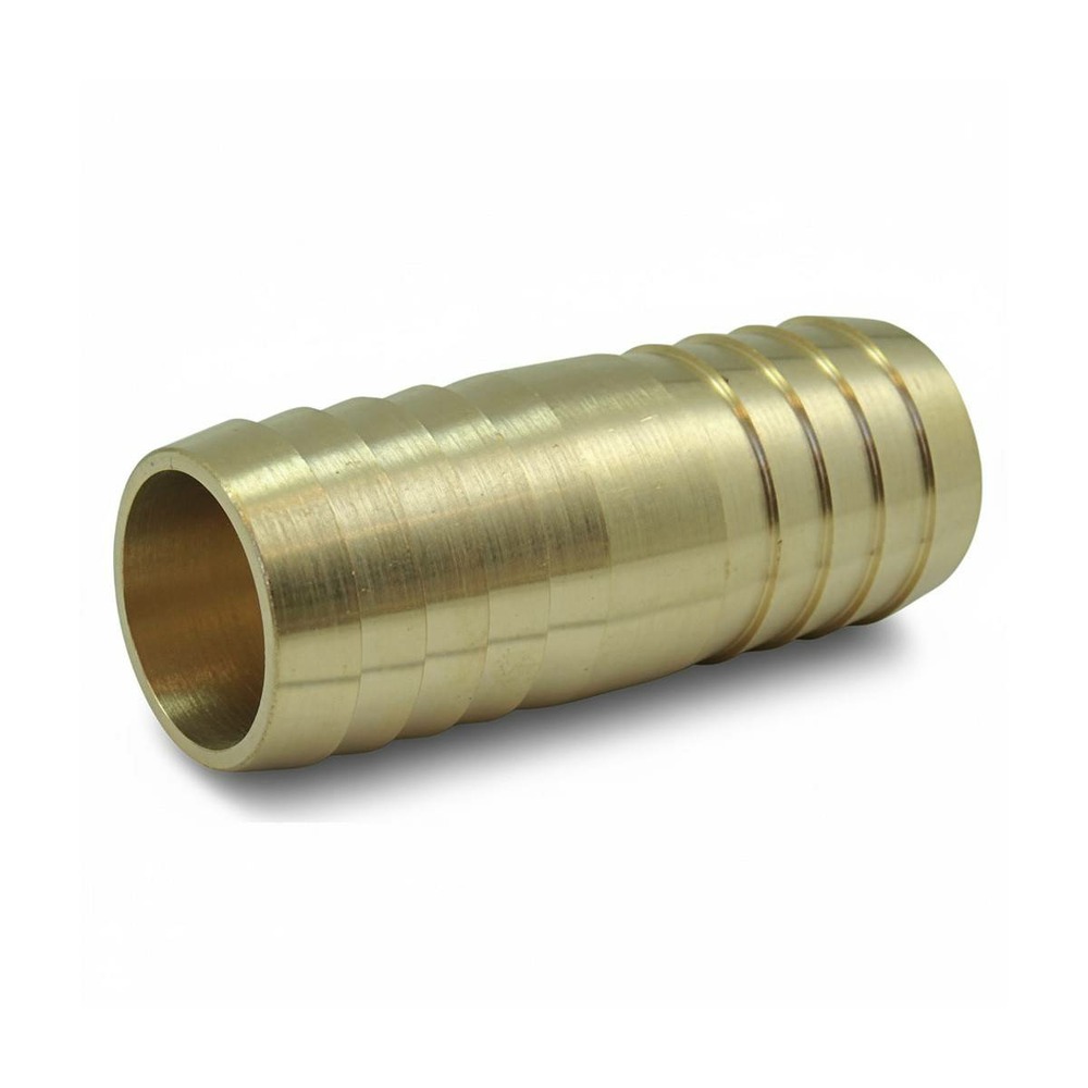 Jonction tubulaire cannelée laiton pn10 - raccord arrosage tuyau souple - 19mm