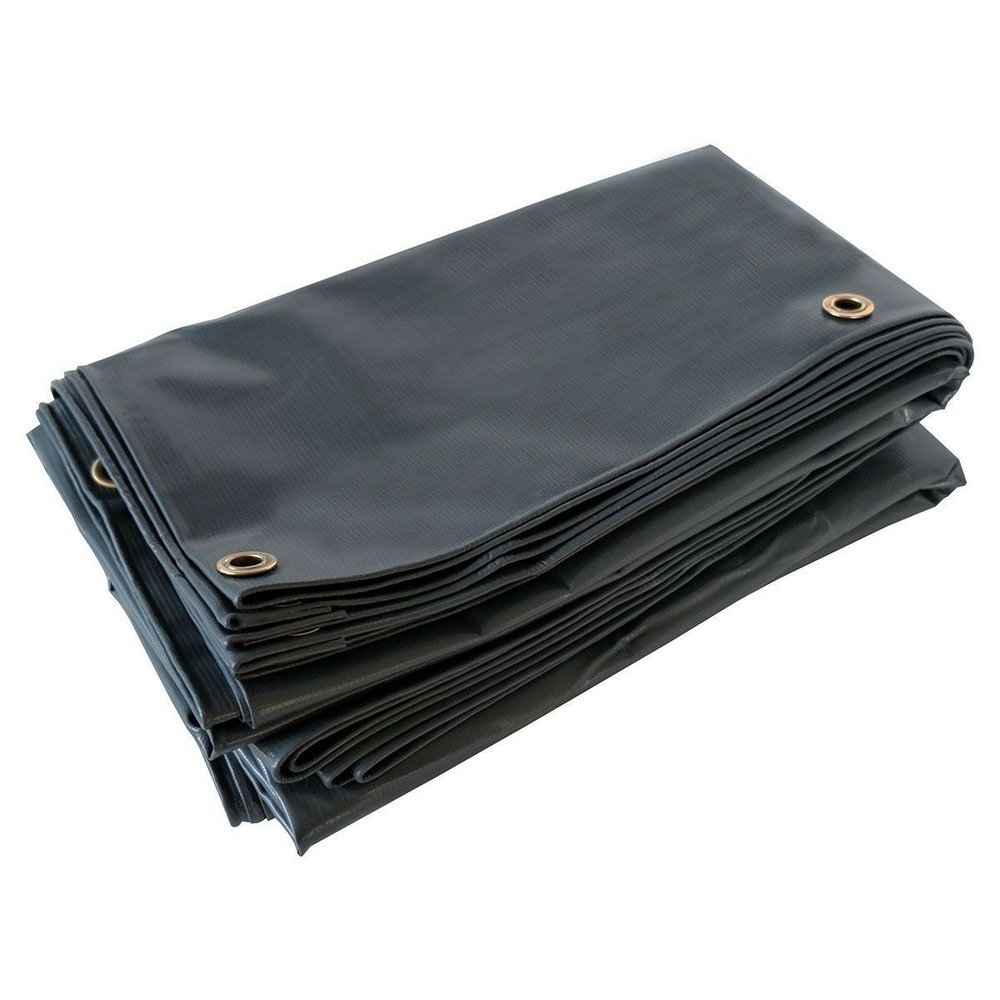 Bâche jardin tecplast lp506jd 8x12 m - gris anthracite - garantie 5 ans