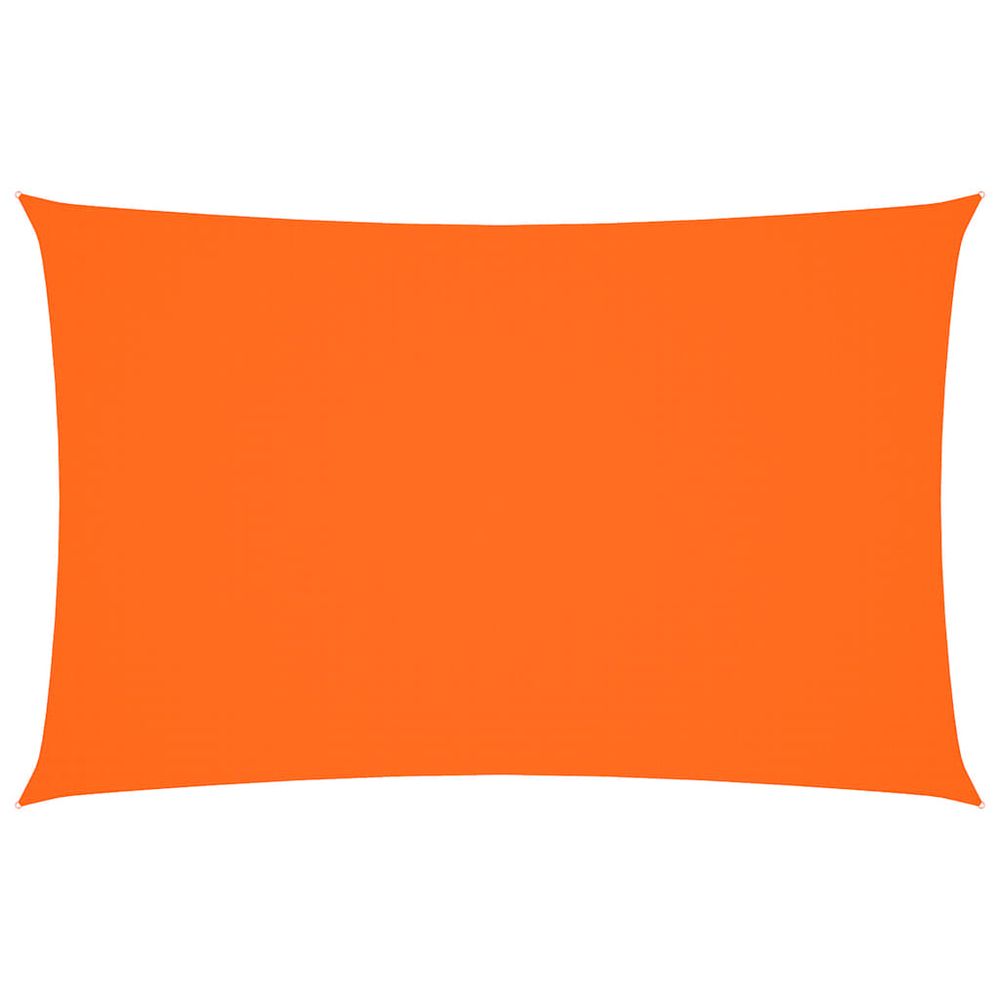 Voile de parasol tissu oxford rectangulaire 4x7 m orange