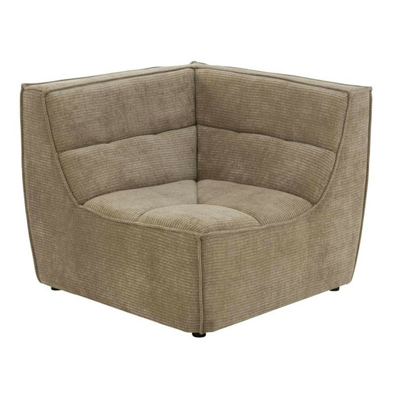 Module canapé d'angle matelassé