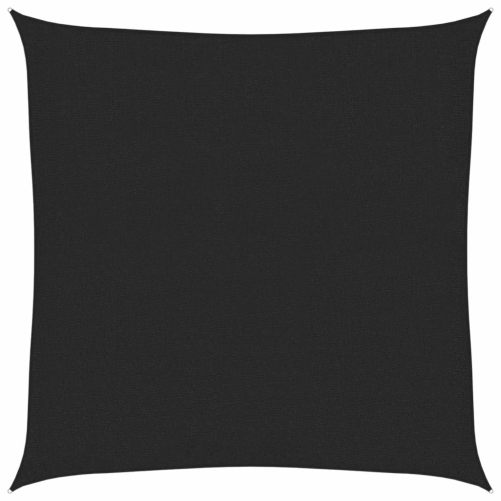 Voile d'ombrage 160 g/m² noir 2x2 m pehd