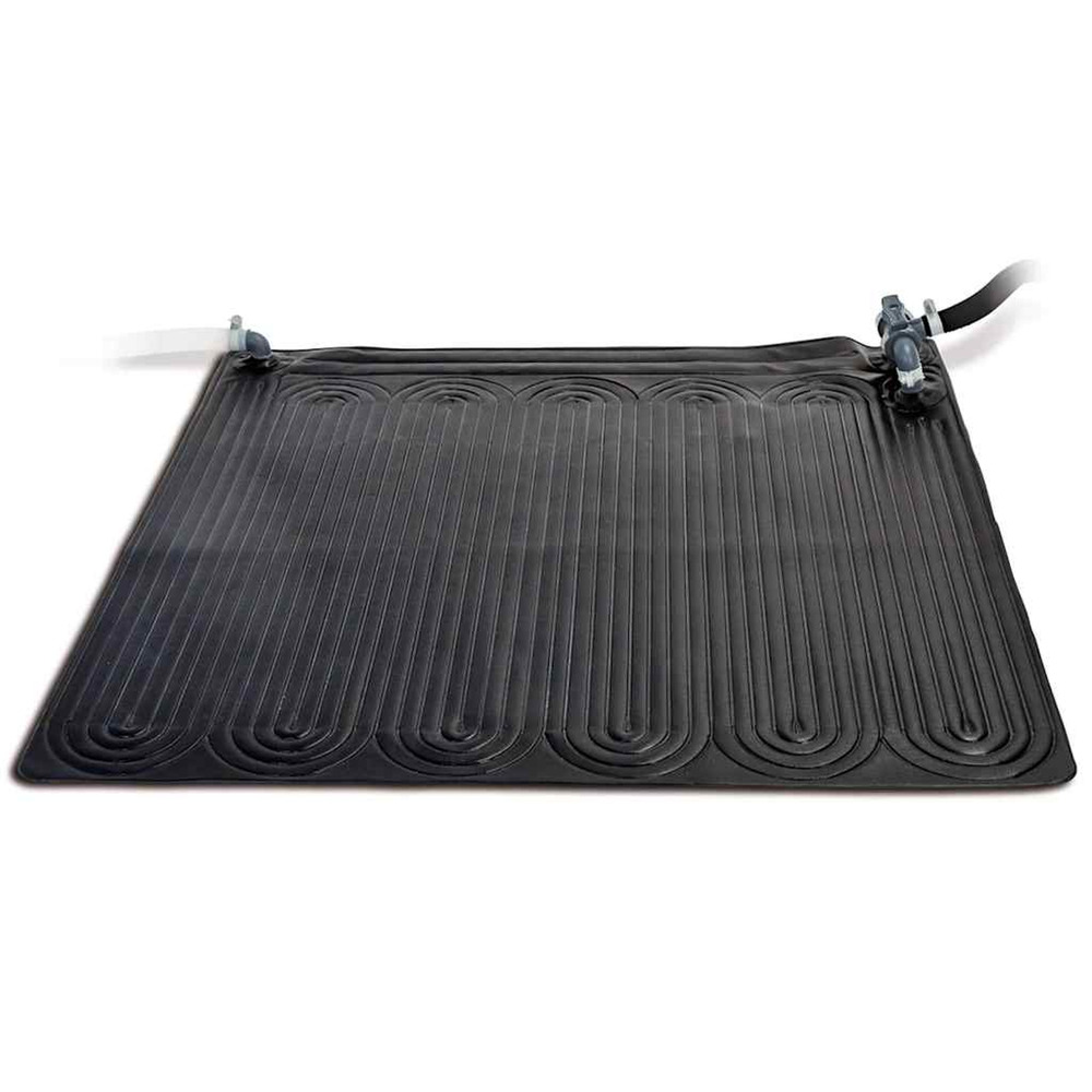 Tapis solaire chauffant pvc 1,2x1,2 m noir 28685