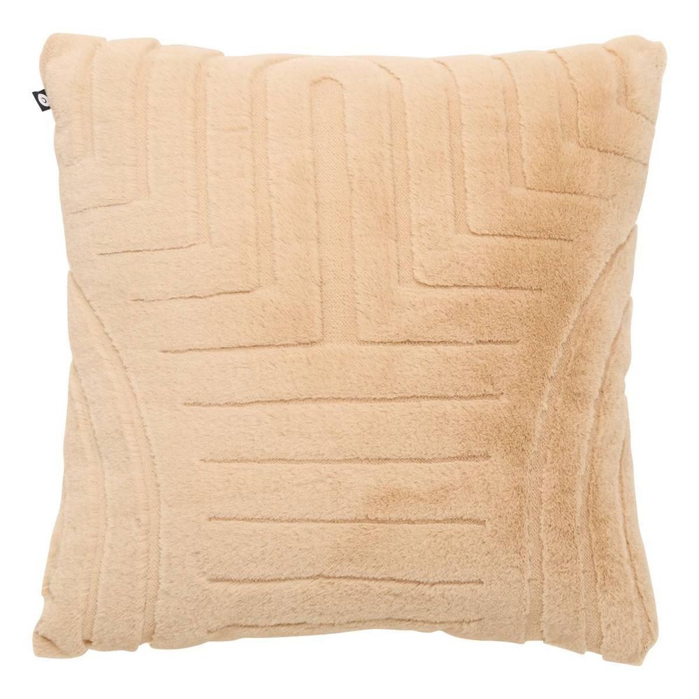 Coussin imitation fourrure 