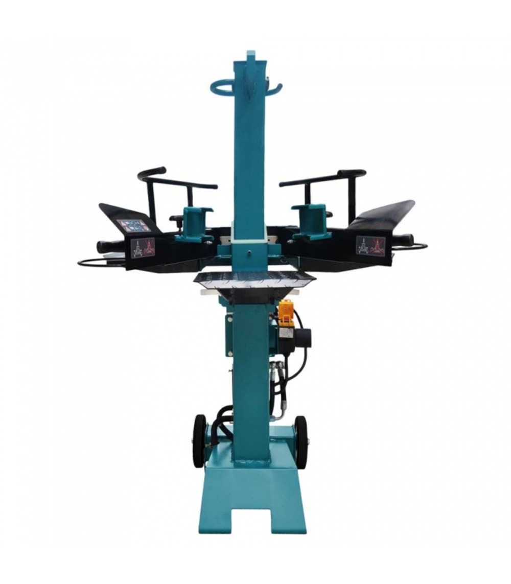 Fendeuse à bois électrique verticale 2300w, coupe ø 400mm - könner söhnen ks 8the v 55/40