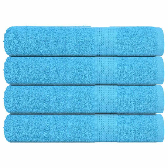 Serviettes 4 pcs frogn turquoise 100x200 cm 100% coton