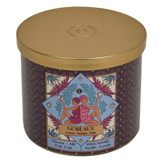 Bougie parfumée astro 396g pot verre assorti