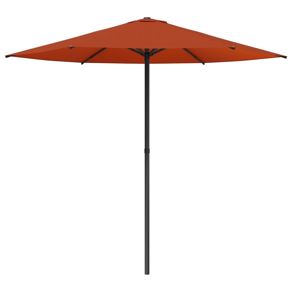 Parasol de jardin 230 x 230 cm polyester rectangulaire