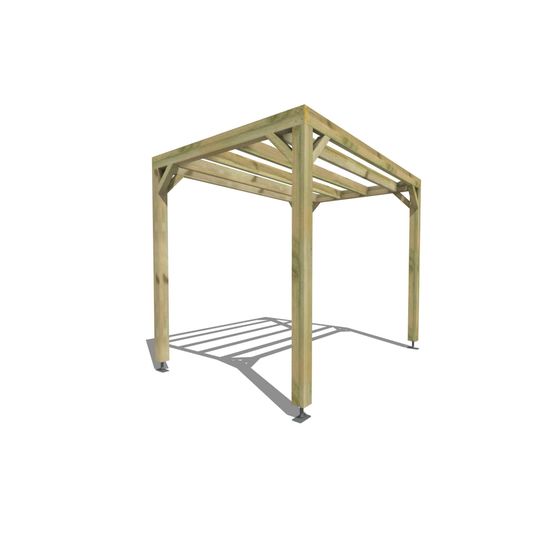 Pergola bois • 3m x 2m • indépendante • sens largeur • livraison comprise